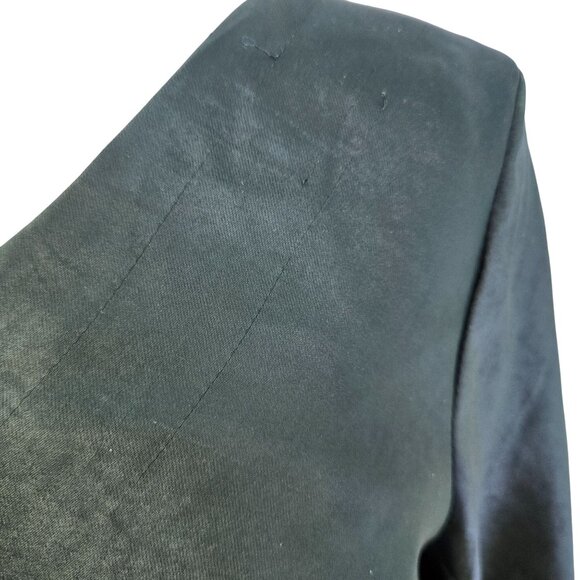 Saints + Secrets Satin Open Back Asymmetrical Hem Mini Dress Size Small - Picture 8 of 9